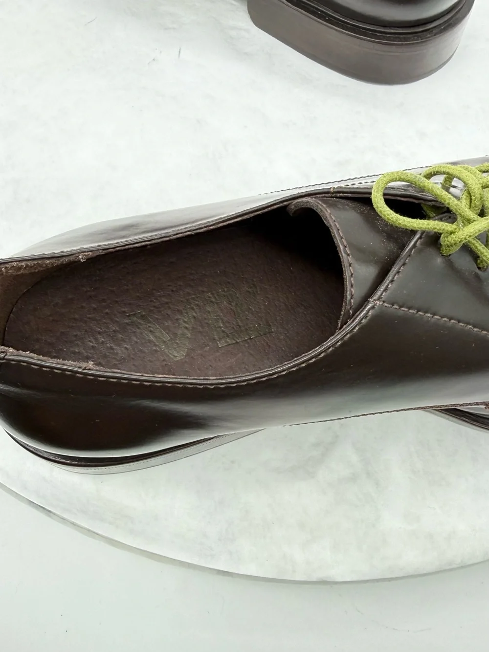 Men's Dark Brown Italian Leather Dress Shoes – VR.